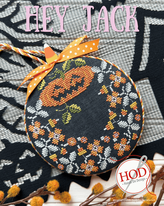 PREORDER Hands On Design HEY JACK! Cross Stitch Pattern