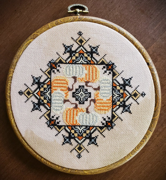 PREORDER The Artsy Housewife HEY, PUMPKIN! Cross Stitch Pattern