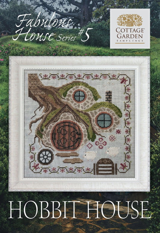 Fabulous House #5 Hobbit House by Cottage Garden Samplings Cross Stitch Pattern