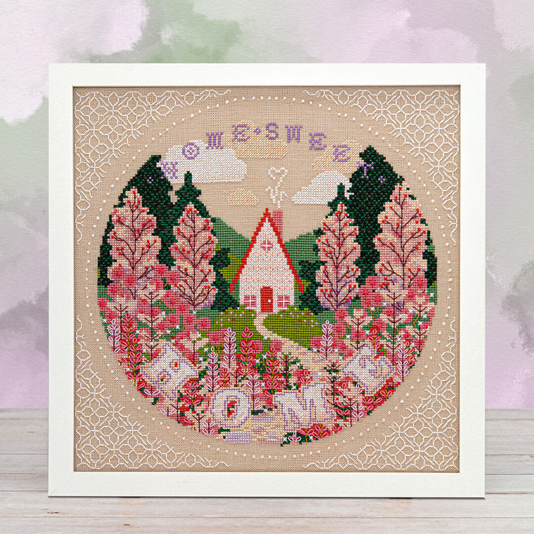Home Sweet Home Cross Stitch Pattern by Counting Puddles Nashville Market