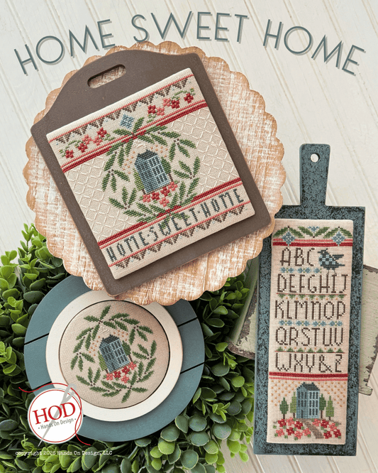 PREORDER HOME SWEET HOME Hands On Design Cross Stitch Pattern
