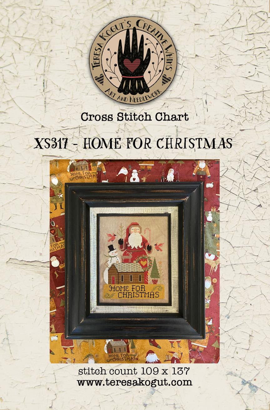 Home for Christmas Teresa Kogut Cross Stitch Chart – Lindy Stitches