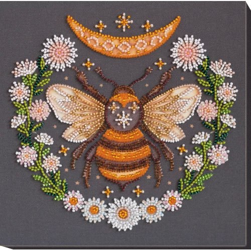 Honey Dream Beaded Embroidery Kit by Abris Arts AMB-066