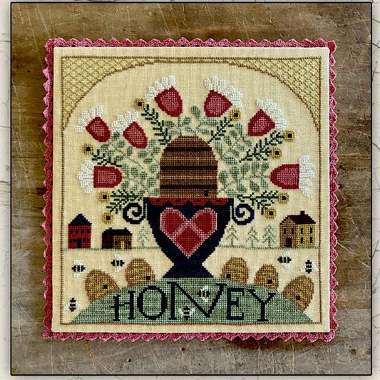 PREORDER Honey by Teresa Kogut Cross Stitch Pattern Physical Copy