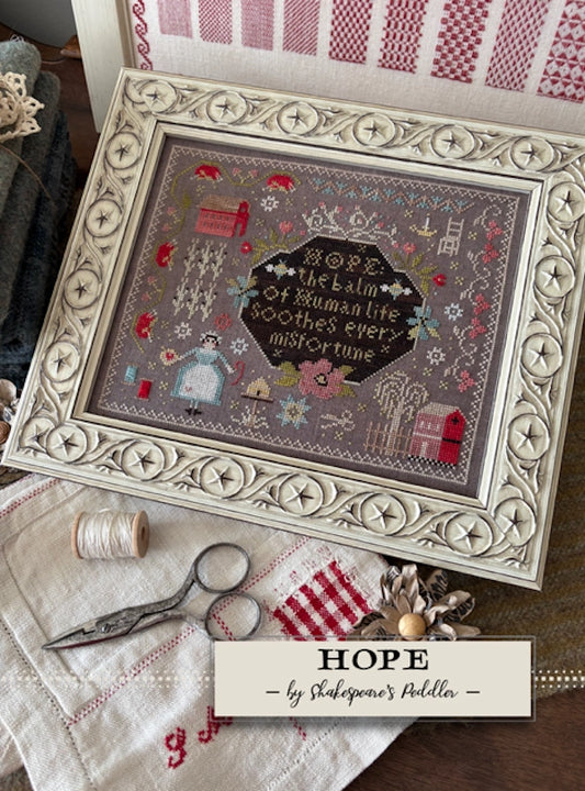 Hope by Shakespeare's Peddler Cross Stitch Pattern Nashville Market