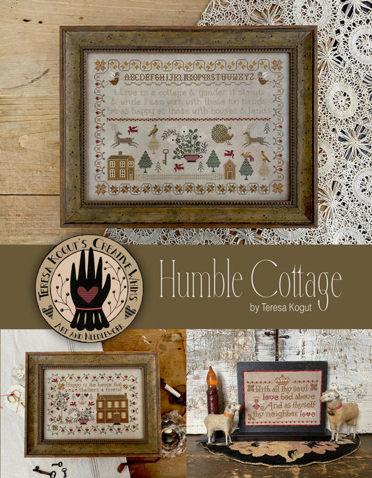 Humble Cottage Booklet of Cross Stitch Patterns by Teresa Kogut Nashville Market
