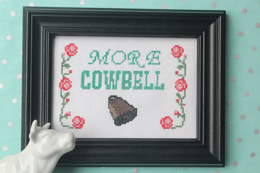 *FREEBIE* More Cowbell Cross Stitch Pattern PDF by Lindy Stitches