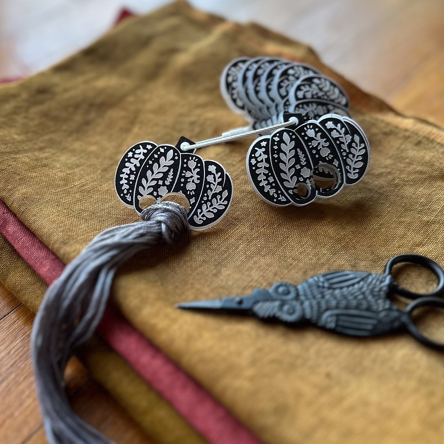 *NOW REDESIGNED* After Midnight Floss Drops by Willoughby Ann Set of 10