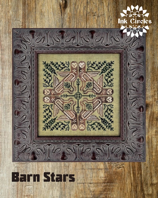 PREORDER Ink Circles BARN STARS Cross Stitch Pattern Nashville Market