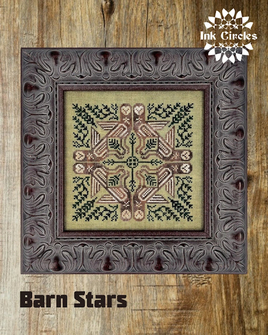 PREORDER Ink Circles BARN STARS Cross Stitch Pattern Nashville Market