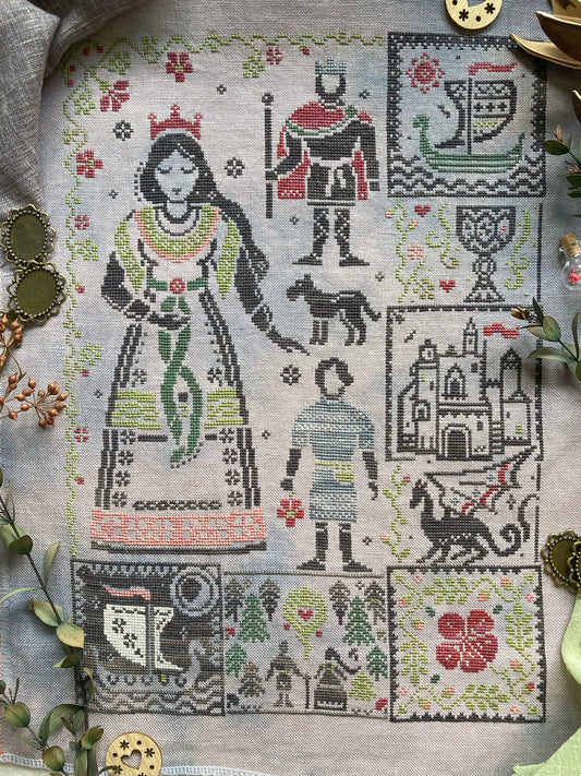 PREORDER Quaternion Creations ISOLDE Cross Stitch Pattern