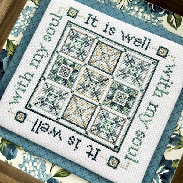 PREORDER It is Well Cross Stitch Pattern by Sweet Wing Studio PHYSICAL copy