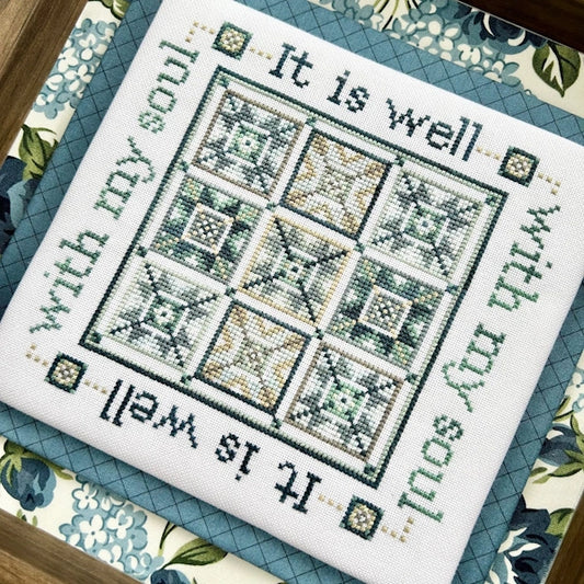 It is Well Cross Stitch Pattern by Sweet Wing Studio PHYSICAL copy