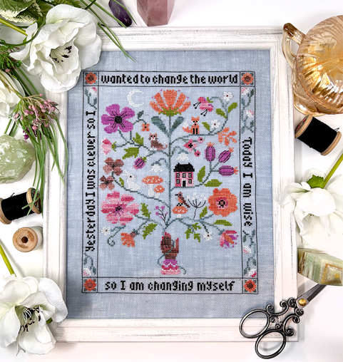 Yesterday I was Clever Cross Stitch Pattern by Tiny Modernist Nashville Market