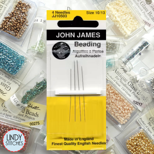 John James Beading Needles Assorted Size 10/13 Set of 4