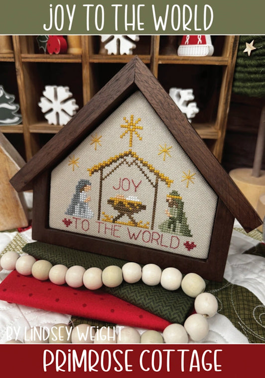 PREORDER Joy to the World Primrose Cottage Cross Stitch Pattern
