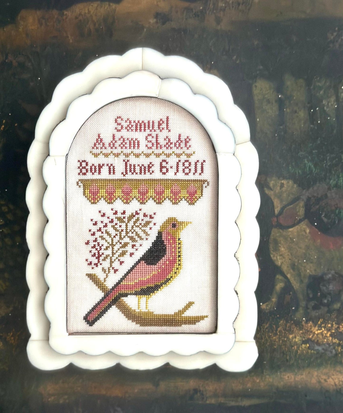 Birth Samplers Kathy Barrick Cross Stitch Pattern Nashville Market