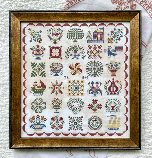 PREORDER Kathy Barrick BALTIMORE ALBUM QUILT Cross Stitch Pattern