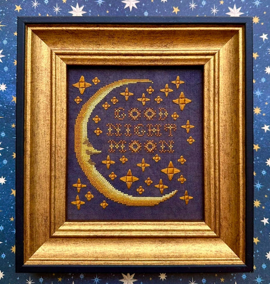PREORDER Kathy Barrick GOODNIGHT MOON Cross Stitch Pattern
