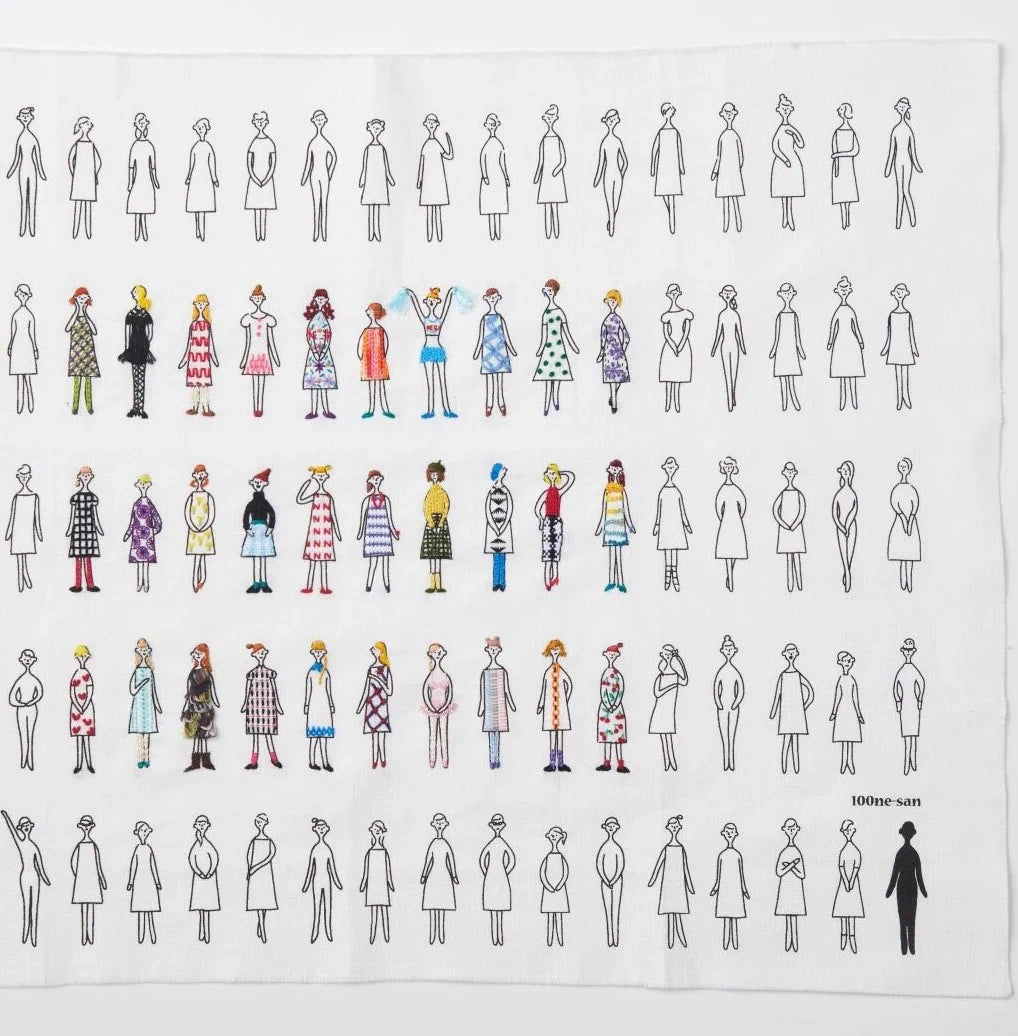 Lecien 100 Ladies (Ne-San) Embroidery Sampler