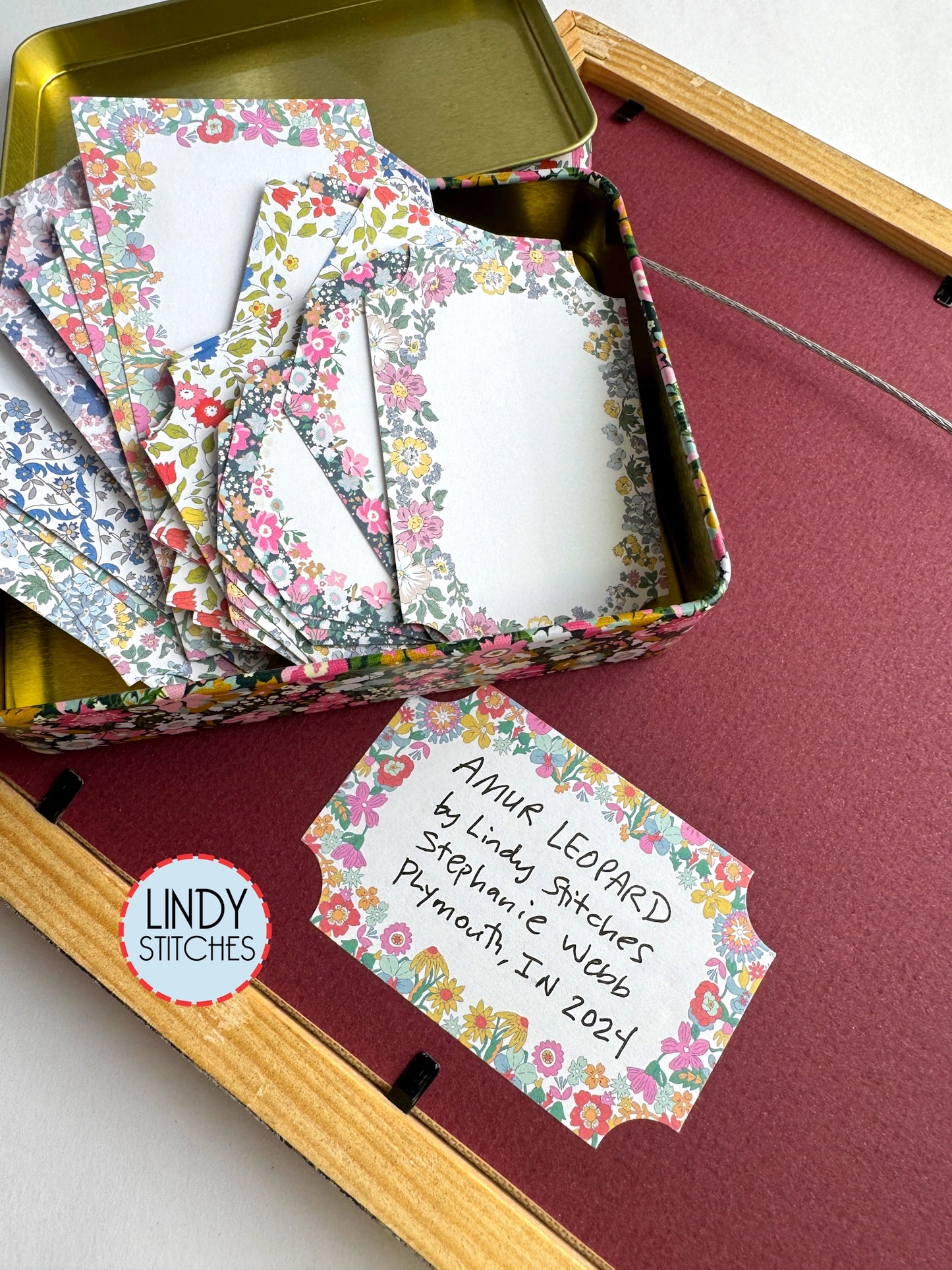 Liberty Tin of Gift Labels Set of 72