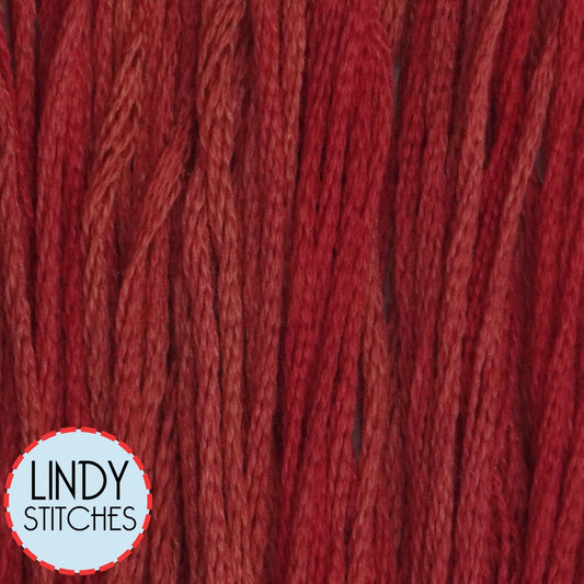 Licorice Red Classic Colorworks Floss Hand Dyed Cotton Skein