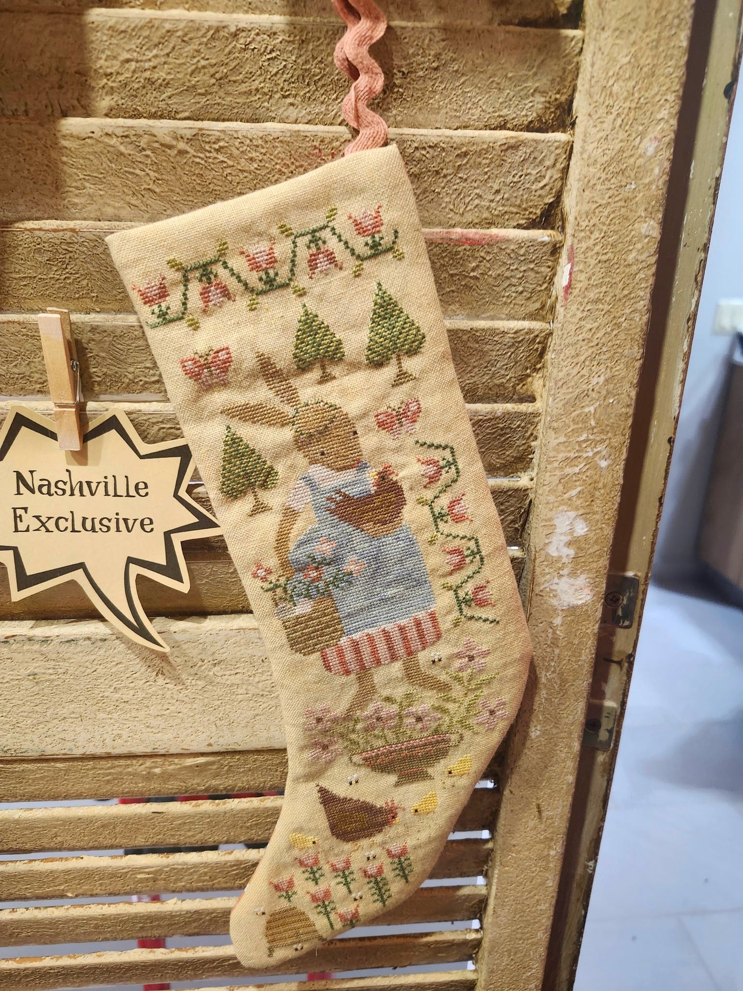 PREORDER Teresa Kogut LILY'S CHICKENS NASHVILLE EXCLUSIVE Cross Stitch Pattern Nashville Market