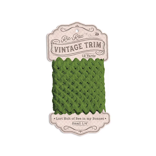 Lori Holt Vintage Trim Small OLIVE Ric Rac