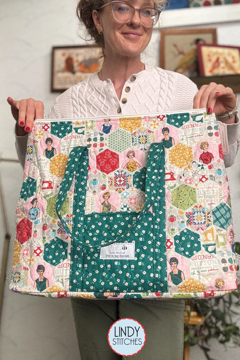 Lori Holt Sew Happy! Quilted Retreat Bag