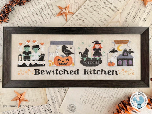 PREORDER Luminous Fiber Arts BEWITCHED KITCHEN Cross Stitch Pattern Nashville Market