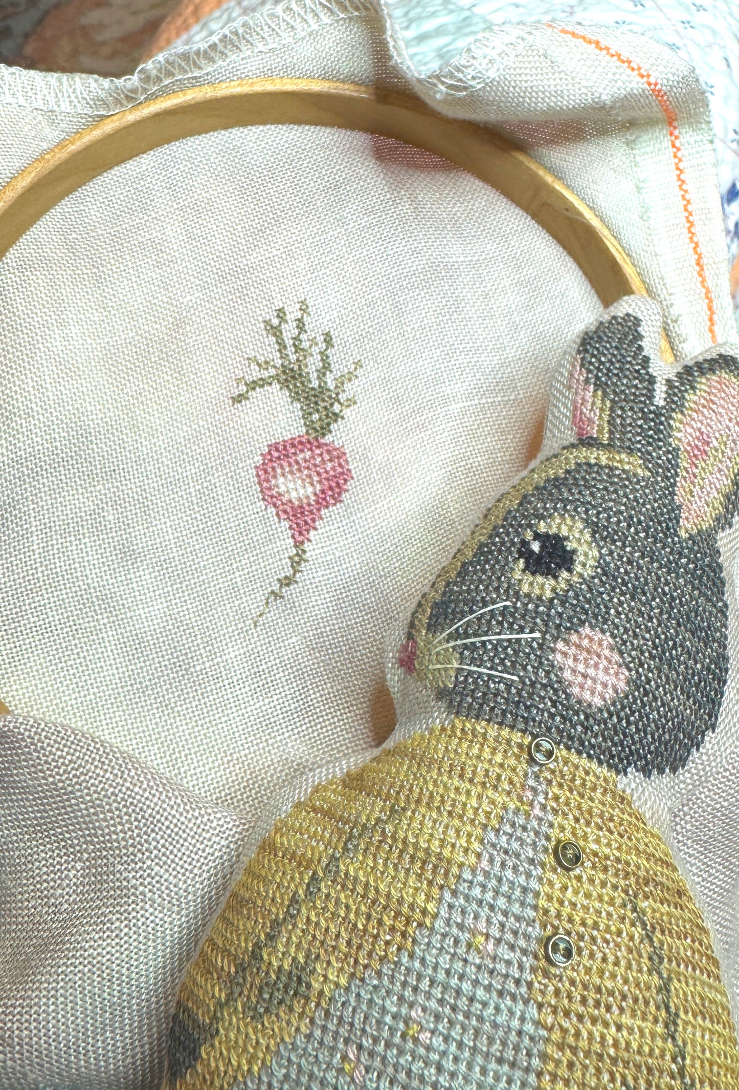 Maggie Mae Animal Crackers Rabbit Stacy Nash Cross Stitch Pattern