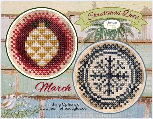 Christmas Dots Series March by Jeannette Douglas Designs Nashville Market