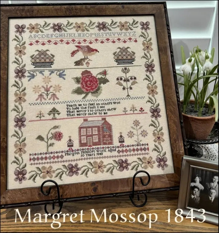 The Scarlett House MARGRET MOSSOP 1843 Cross Stitch Pattern