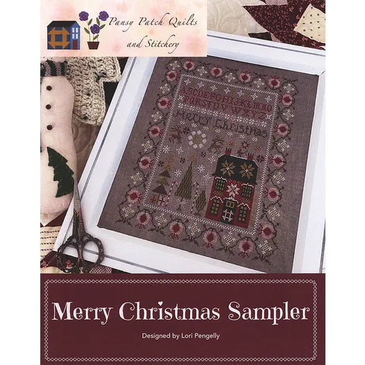 Merry Christmas Sampler by Pansy Patch Stitchery Cross Stitch Pattern