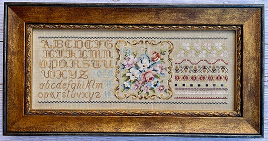 PREORDER Milady's Posies cross stitch pattern by Jan Hicks Nashville Market