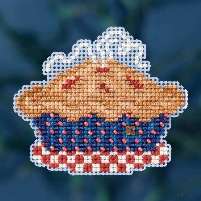 AMERICAN PIE Mill Hill Ornament Beads Cross Stitch Kit