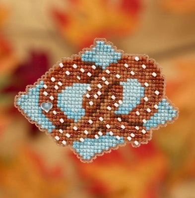 PRETZEL Mill Hill Ornament Beads Cross Stitch Kit