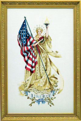 PREORDER LADY OF THE FLAG by Mirabilia Cross Stitch Pattern LIMITED EDITION