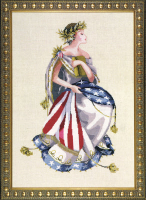 PREORDER QUEEN OF FREEDOM by Mirabilia Cross Stitch Pattern LIMITED EDITION