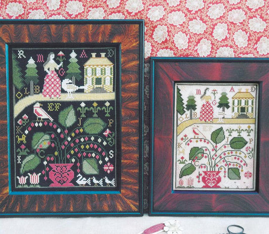 PREORDER Miss Lila's House Cross Stitch Pattern by Carriage House Samplings