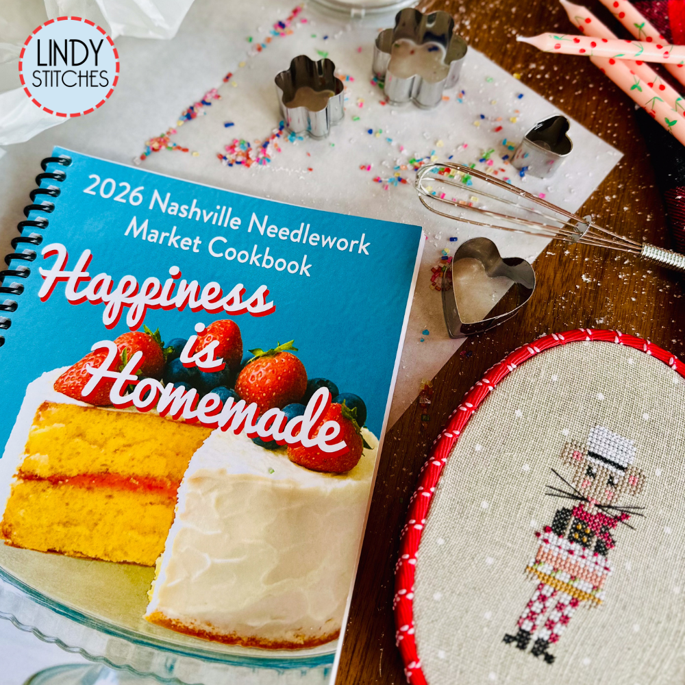 2026 Nashville Needlework Market Cookbook with 50 CHARTS INSIDE!