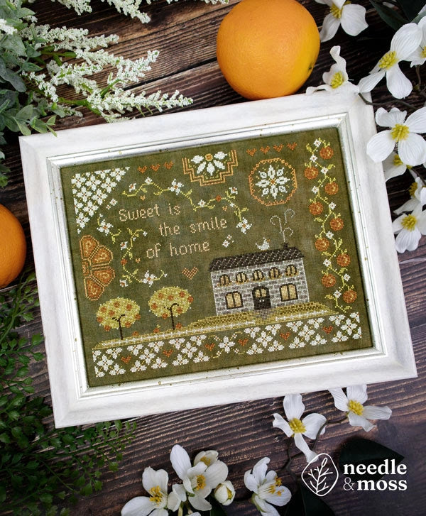 PREORDER Needle and Moss HOME SO SWEET Cross Stitch Pattern