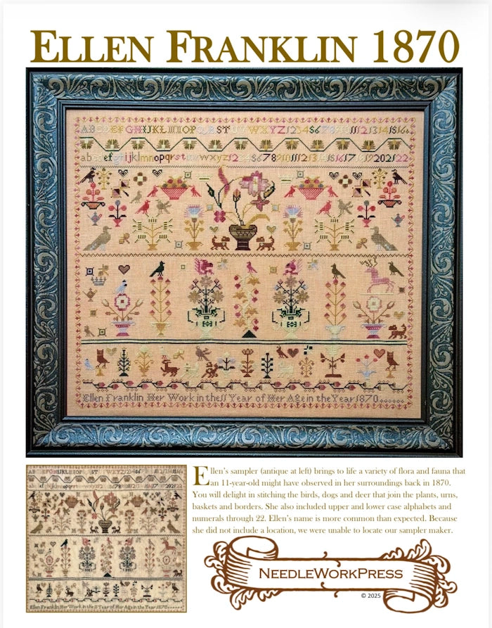 Needlework Press ELLEN FRANKLIN Cross Stitch Pattern