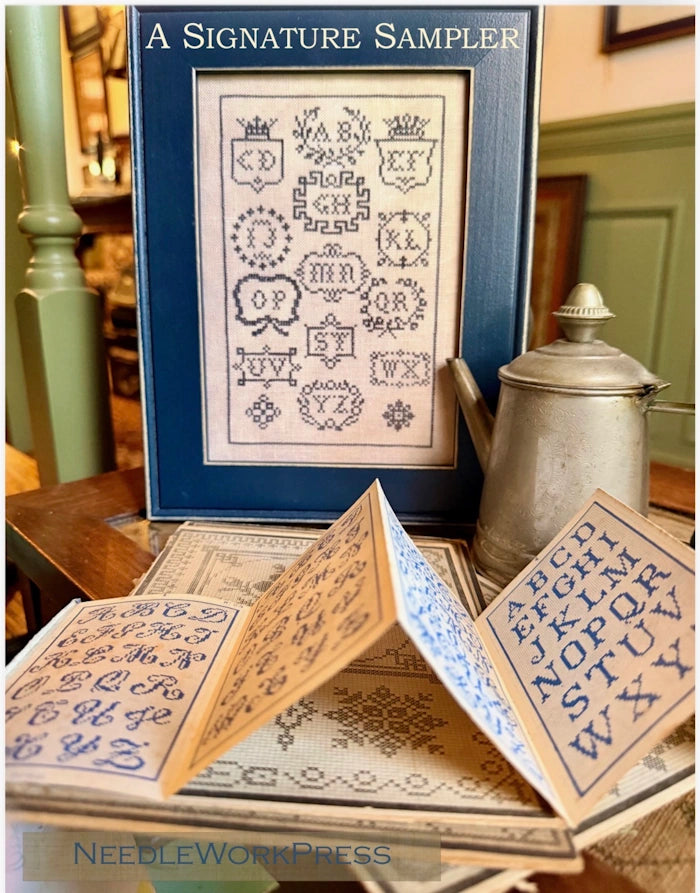 PREORDER Needlework Press A SIGNATURE SAMPLER Cross Stitch Pattern Nashville Market