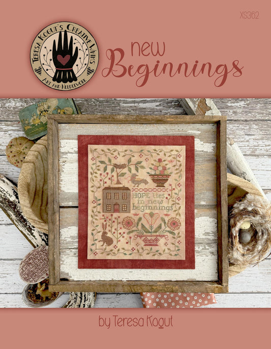 New Beginnings Cross Stitch Pattern by Teresa Kogut Nashville Market