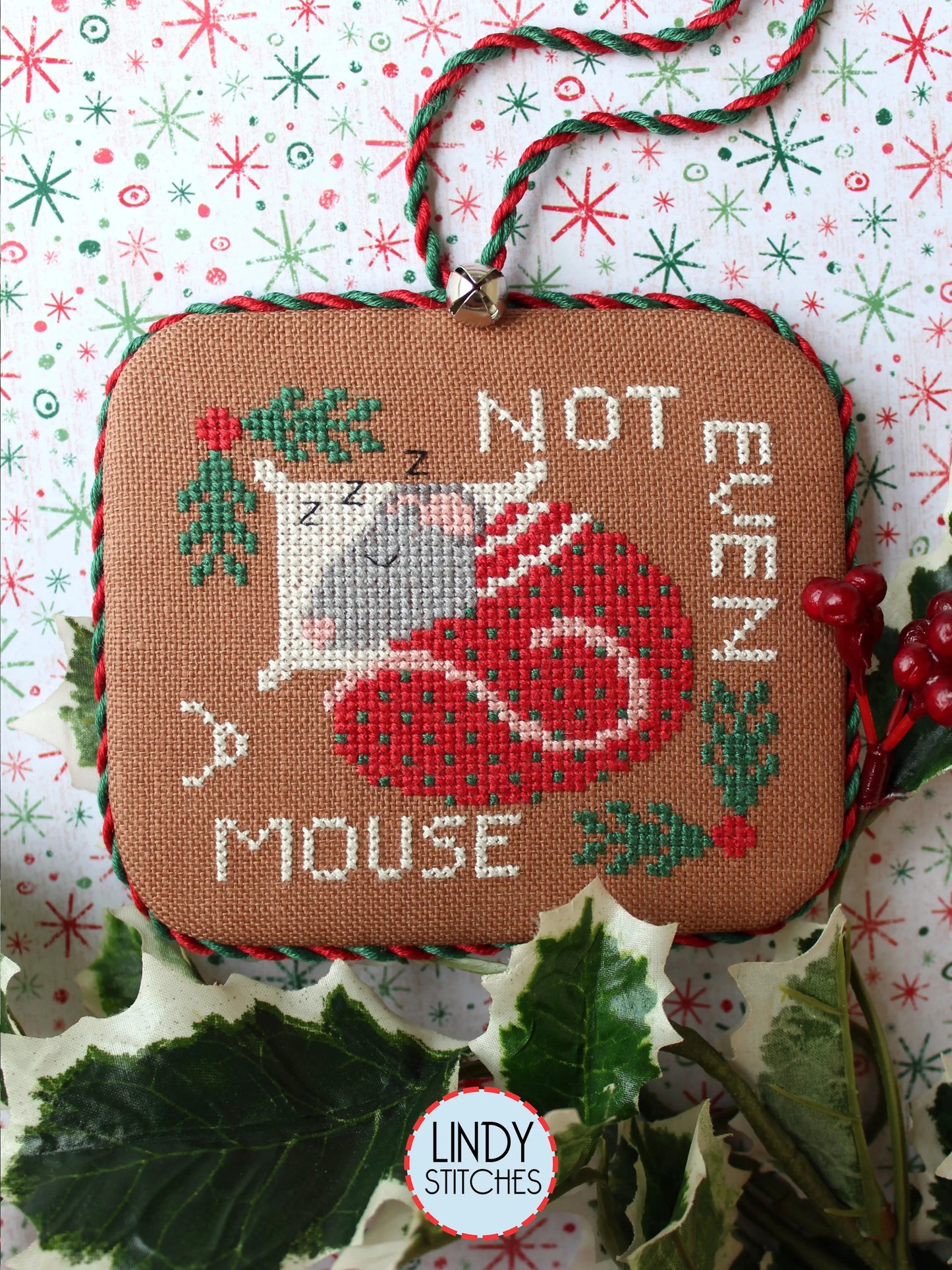 Not Even a Mouse Ornament Cross Stitch Pattern PDF