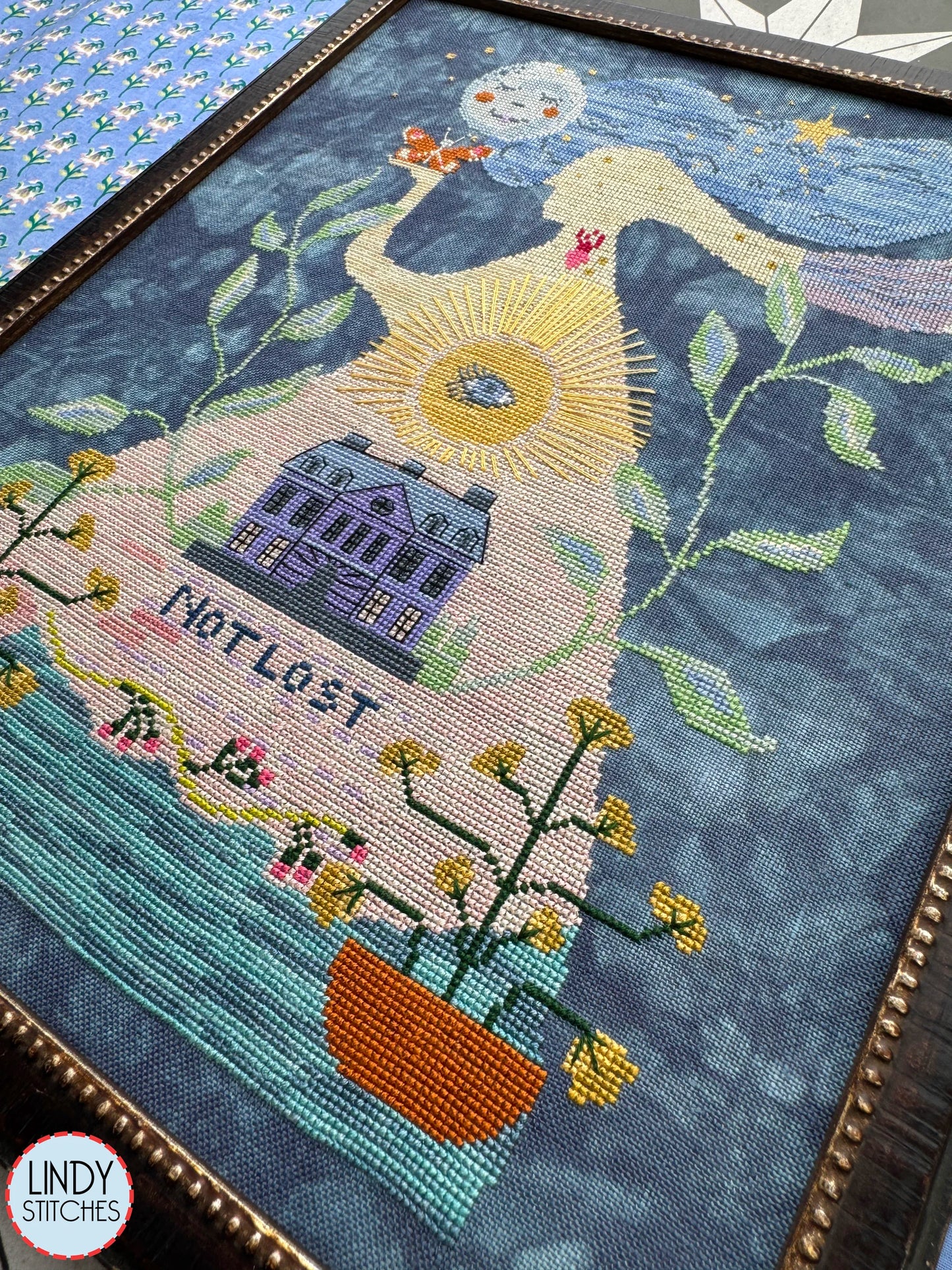 PREORDER Lindy Stitches NOT LOST Cross Stitch Pattern