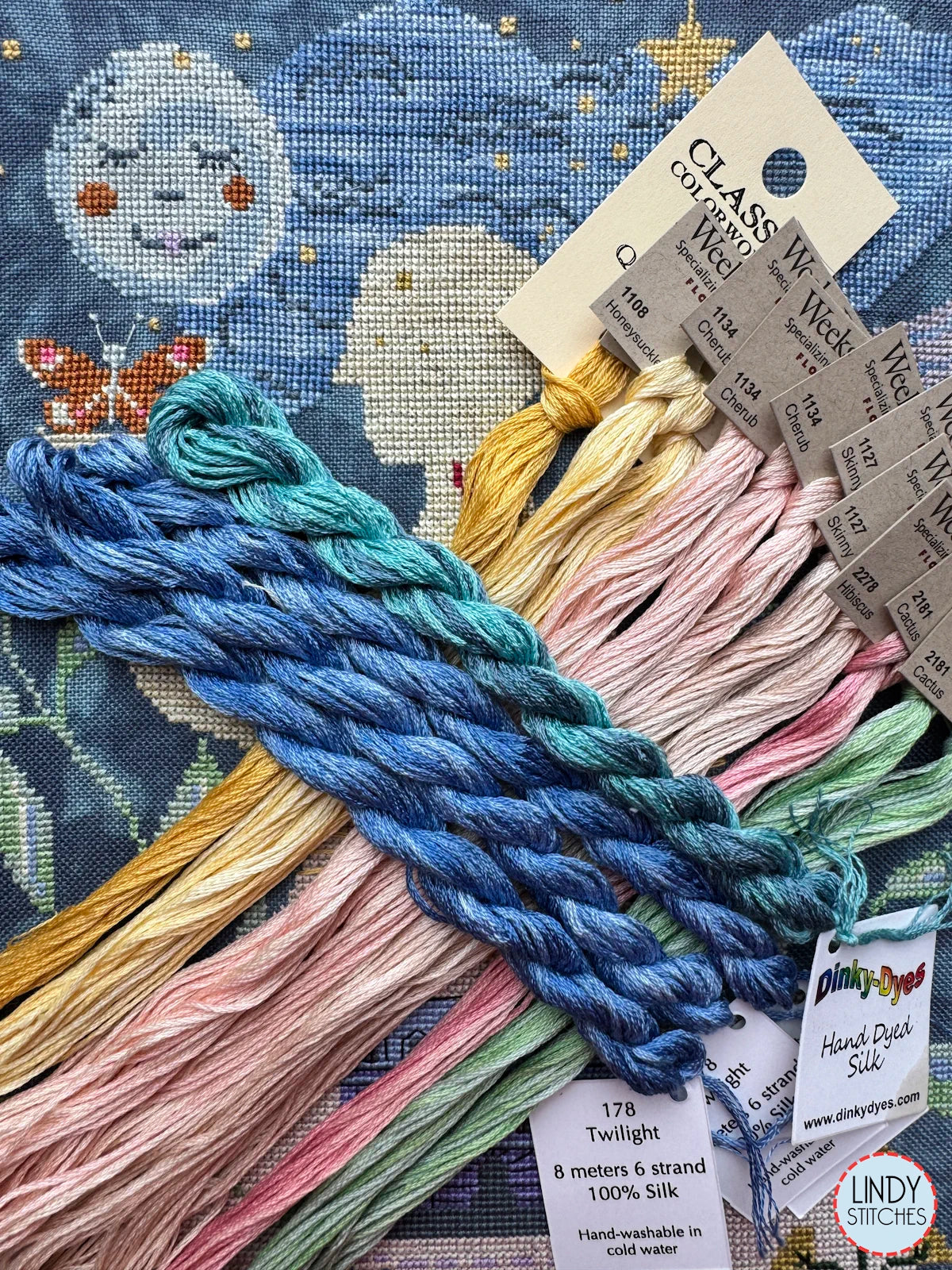 PREORDER FLOSS PACK for NOT LOST by Lindy Stitches