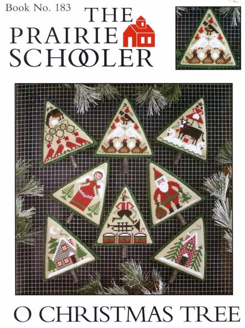 O Christmas Tree The Prairie Schooler Cross Stitch Pattern #183 Physical Copy