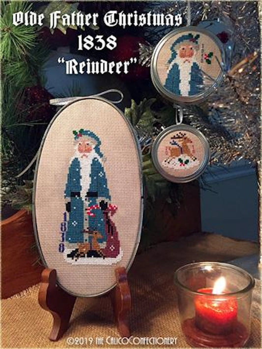 Olde Father Christmas 1838 Cross Stitch Pattern by Calico Confectionery